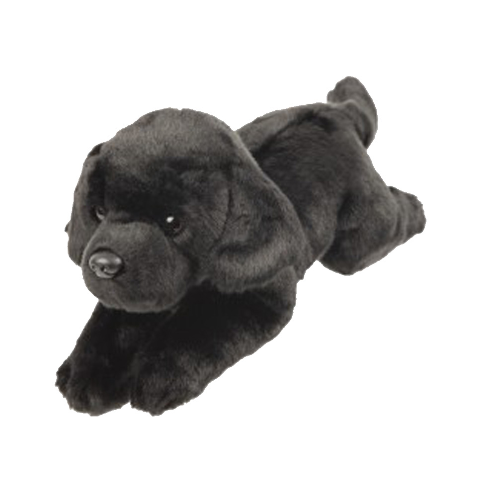 Suki legt schwarzen Labrador - Plüsch - 30 cm