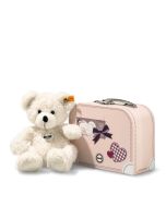 Steiff Lotte Teddy Bear in Pink Suitcase - 28 cm