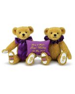Merrythought Royal Wedding Harry & Meghan Teddy Bears - 11"