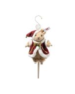 Steiff Limited Edition Santa Mouse Ornament - 12 cm