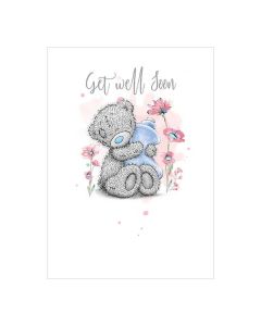 Me to You Tatty Teddy Get Well Soon Card - 7"