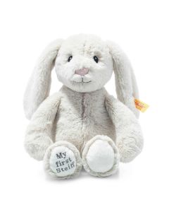 Steiff Soft &amp; Cuddly Friends My First Steiff Grey Hoppie Rabbit – 26 cm