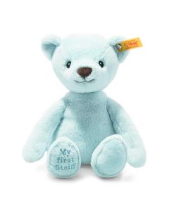 Steiff Soft & Cuddly Friends My First Steiff Blue Teddy Bear - 26 cm 