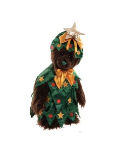 Charlie Bears Balsam Teddy Bear in  Christmas Tree Outfit- 47 cm