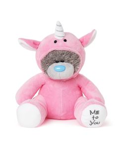 Me to You Tatty Teddy Bear in Hot Pink Unicorn Onesie - 9"
