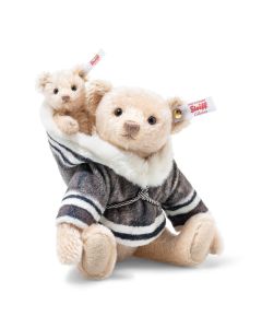 Steiff Mama Teddybär mit Baby – Größe 23 cm