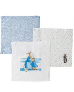 Peter Rabbit Baby Collection Set mit 3 Waschlappen