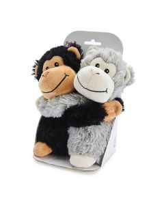 Warmies Warm Hugs Monkeys Kuscheltier, mikrowellengeeignet