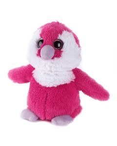 Warmies mikrowellengeeigneter rosa Pinguin – 33 cm