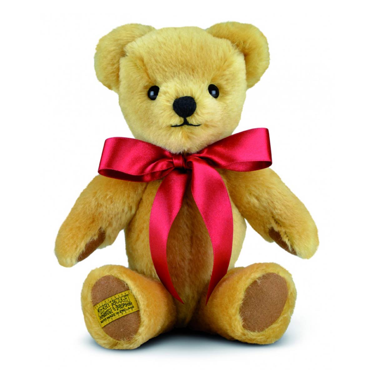 Merrythought London Gold Mohair Teddy Bear - 10"
