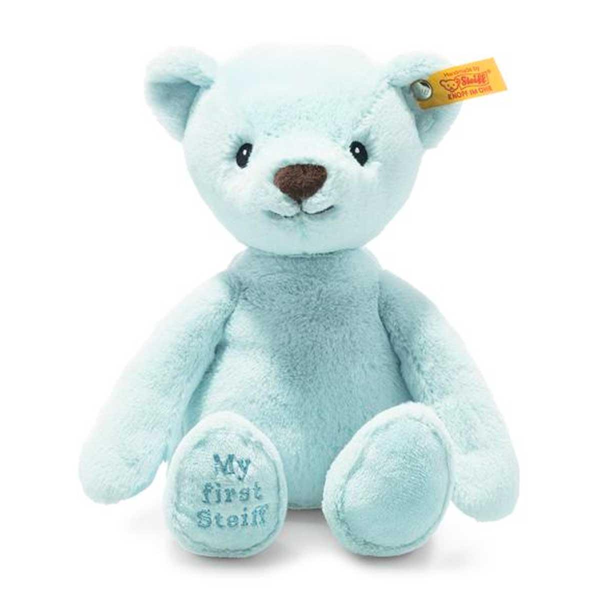 Steiff Soft & Cuddly Friends My First Steiff Blue Teddy Bear - 26 cm 