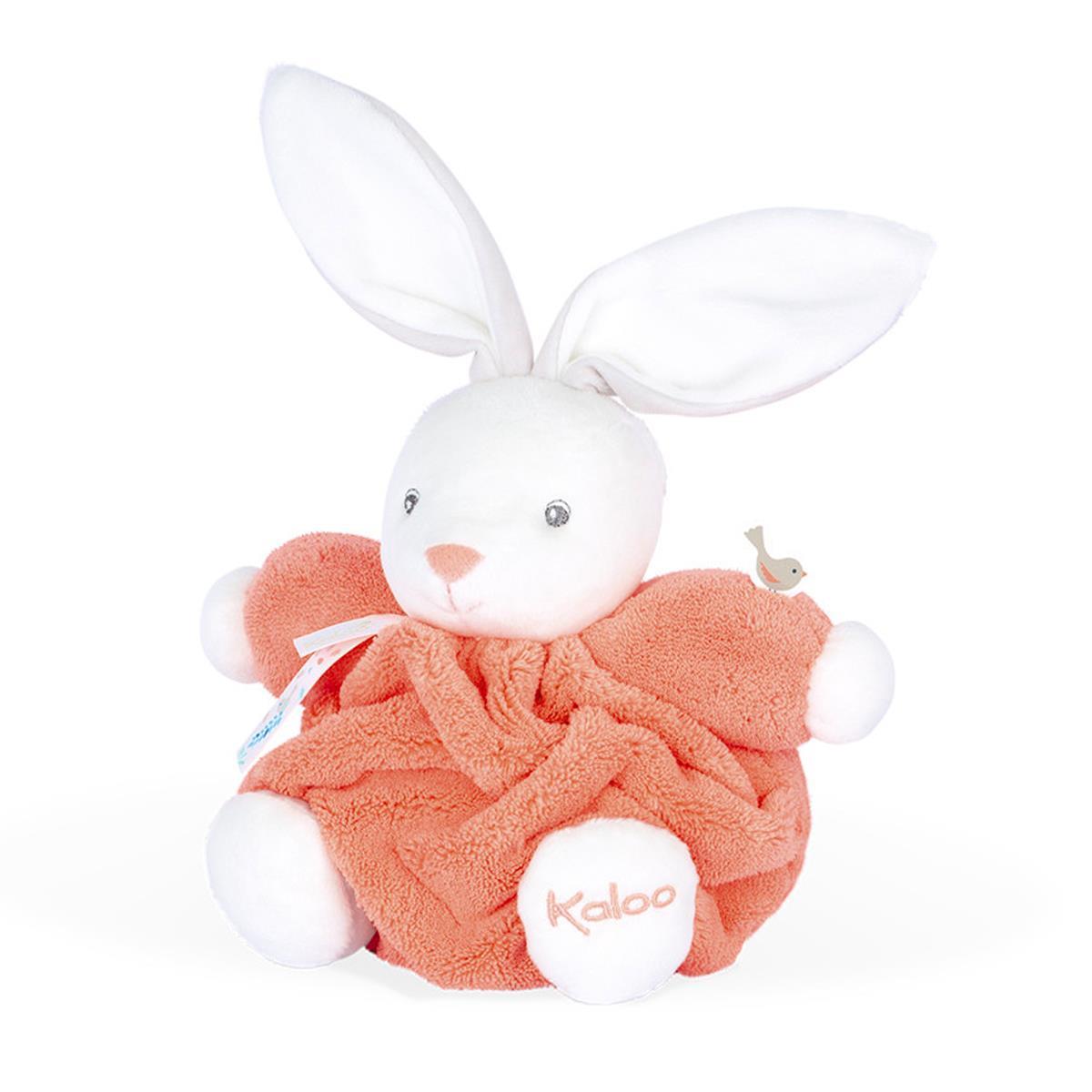 Kaloo Plume Chubby Small Coral Rabbit Soft Toy  - 18 cm